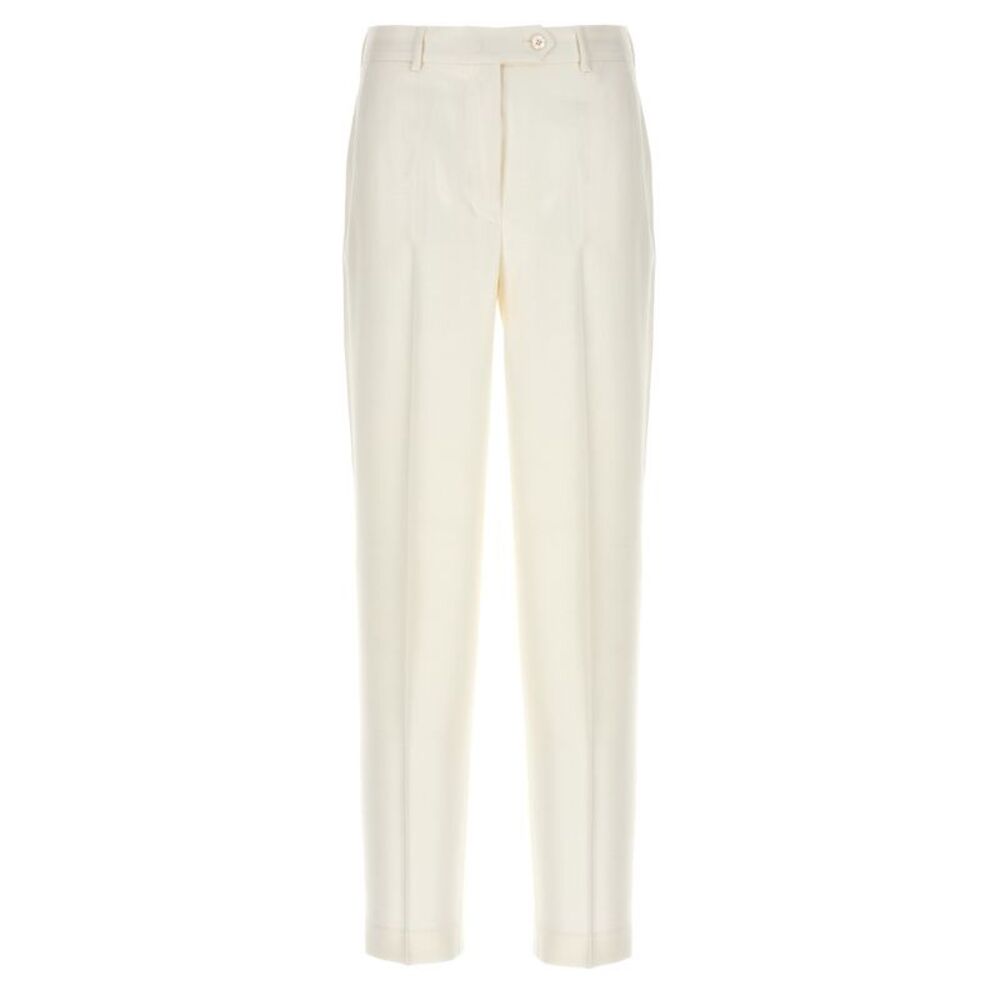 Kiton White Viscose Women's Pants
